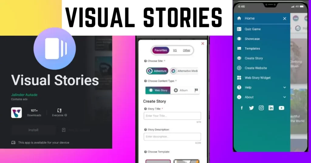 Web Stories in Mobile