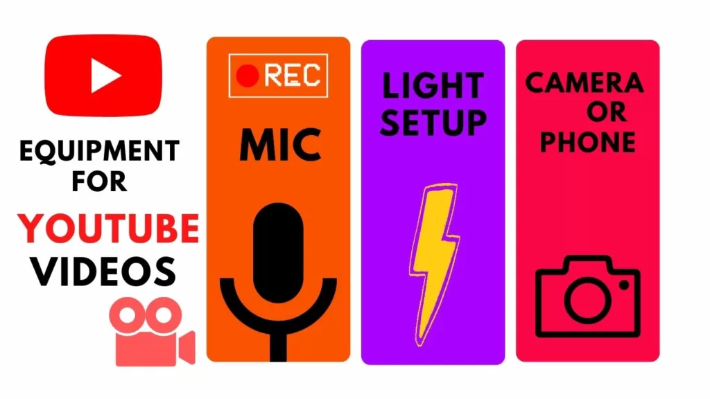 Equipment Which Needs for Making Youtube Videos